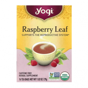Yogi Tea, 树莓叶茶包，无因，16 袋装，1.02 盎司（29 克）