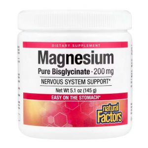 Natural Factors, Magnesium Pure Bisglycinate, 5.1 oz (145 g)