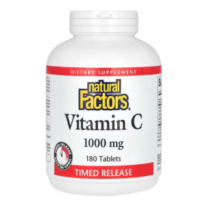 Natural Factors, Vitamin C, Time Release, 1,000 mg, 180 Tablets