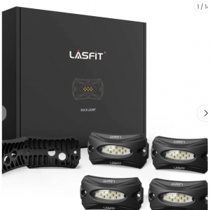 Lasfit - Lasfit 越野 Switchback LED 岩石灯套装（白色和琥珀色）,8折
