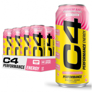 Cellucor C4 Energy Drink, STARBURST Strawberry, Pack of 12 @ Amazon