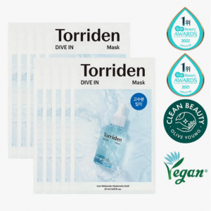 Torriden 透明质酸面膜10片