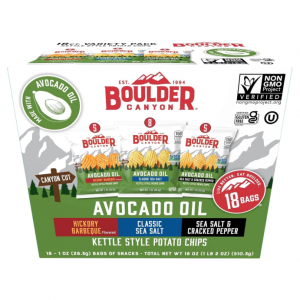 Boulder Canyon 多种口味松脆薯片 1oz 18包 @ Amazon