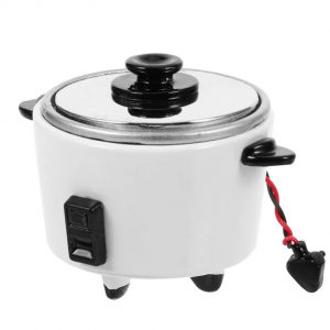 Tersarium Mini Electric Cooker Simulation Rice Cooker Model Mini House Electric Rice Cooker