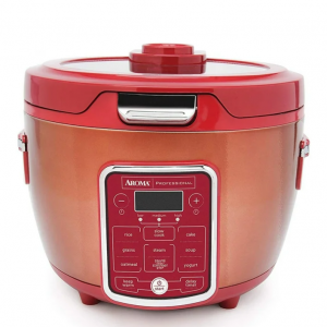 Aroma 20-Cup (Cooked) Glass Lid Digital Rice Cooker