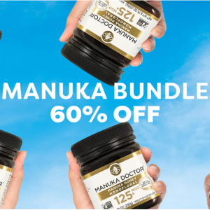 6 x MGO 225 (250g) - 65% OFF ($72) + Free Shipping @ Manuka Doctor
