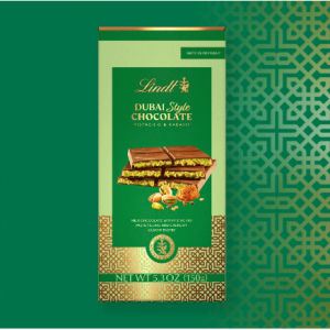 Lindt 迪拜风味巧克力板 (5.3 oz) 