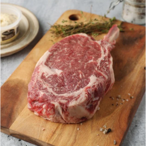 Angus Beef Ribeye Steak, Bone-In frozen: 1 Steak (20 oz avg)