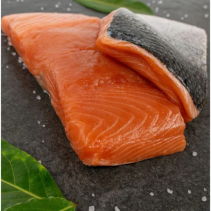 Alaskan King Salmon frozen: 4 fillets (6 oz avg ea)