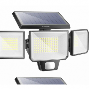 $28.59 off Hykoont AMS193 270° Wide Angle 3-Head 3000LM Solar Wall Light Outdoor @HYKOONT