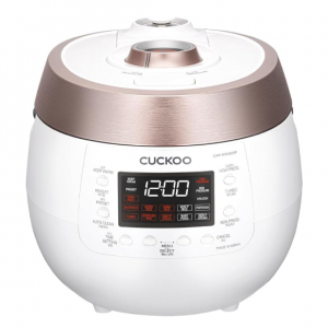 CUCKOO CRP-RT0609FW 6-Cup (Uncooked) / 12-Cup (Cooked) Twin Pressure Rice Cooker & Warmer 