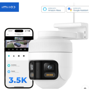 IMILAB - IMILAB EC6 Panorama 3.5K WiFi 插入式聚光灯摄像机，8.1折