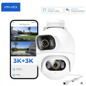 IMILAB - IMILAB EC6 雙 3K+3K WiFi 插入式聚光燈攝像機，7.5折