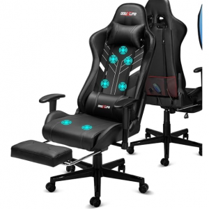 $25 off Computer Gaming Chair with Footrest, Height Adjustable Game Chair for Adults 360° @Amazon