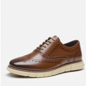 Bruno Marc [CrossFlex NeatPolish+] 男士皮革运动鞋