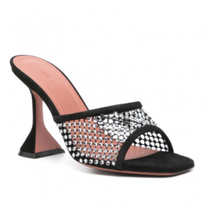 Amina Muaddi Lupita 高跟凉鞋（10厘米）