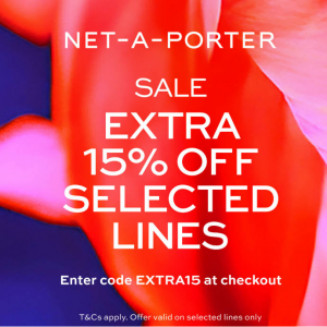 NET-A-PORTER APAC - Extra 15% Off Sale Styles(VERSACE, STELLA MCCARTNEY, AQUAZZURA & More)