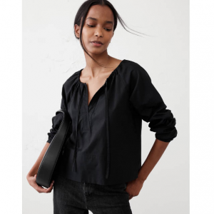 Banana Republic Shirred Popover 襯衫