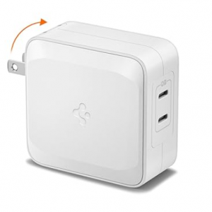 79% off 100W USB C Charger, Spigen [GaN II] 2 Port Foldable Power Adapter for MacBook Pro @Amazon