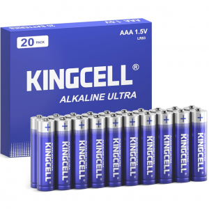 KINGCELL AAA Batteries 20 Count Pack @ Amazon