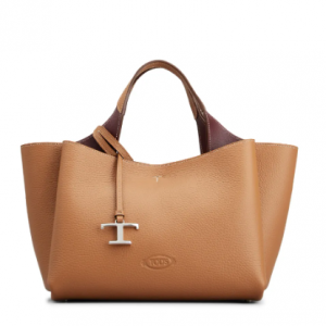 Tod's logo吊饰印花皮质单肩包