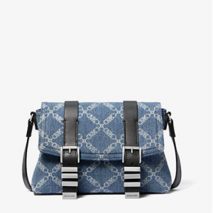 Michael Kors Darrington Mini Empire Diamond 男士提花牛仔斜挎包