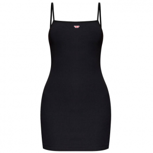 Diesel D-Hopy-D logo-appliqué 短款吊带连衣裙