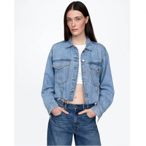 Gap UltraSoft Icon 牛仔短款夹克