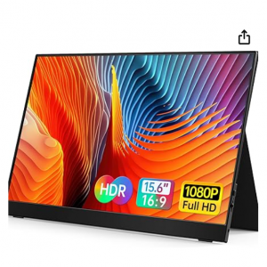 Amazon - VILVA 15.6吋 1080P FHD IPS 便携屏 ，现价$49.99