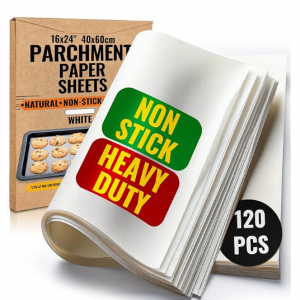 Baker's Signature 120 Pcs 16x24 Inch Parchment Paper Sheets @ Amazon