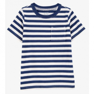 条纹海军短袖T恤