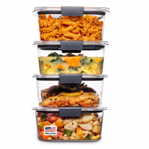 Rubbermaid 带盖保鲜饭盒4件套 @ Amazon