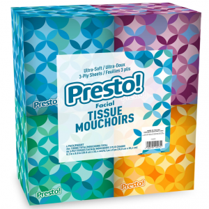 Presto! 超柔软3层抽取式纸巾 方盒 共264张 @ Amazon