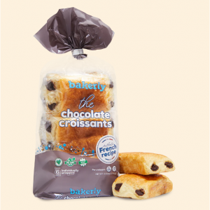Bakerly the chocolate croissants 1 pack (6 croissants)