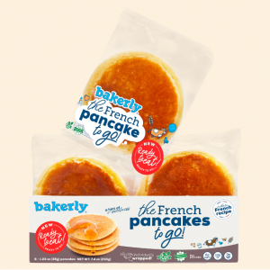 Bakerly the French pancakes to-go! 1 Pack (6 pancakes)