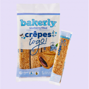 Bakerly blueberry Crepes to-go!1 Pack (6 crepes)