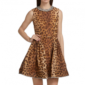 Zimmermann Crush 修身喇叭迷你连衣裙