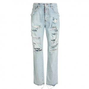 Dsquared2 男士破洞牛仔裤