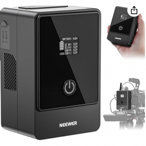 Amazon - Neewer Mini V型安装电池 6800mAh 99Wh ，直降$30 