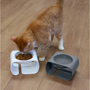 Kitty City 加高宠物食碗+水碗2件套 @ Amazon