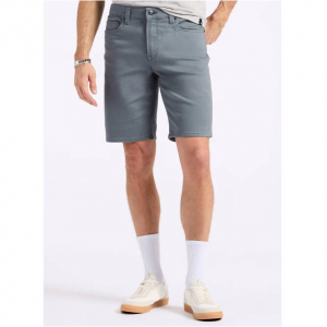 Buffalo David Bitton Relaxed Straight Dean Men's Freedom Flex Shorts, Graphite - BM26067