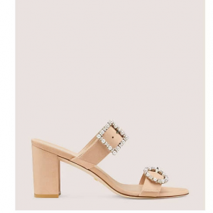 Stuart Weitzman Pearl Geo Buckle 75 凉鞋