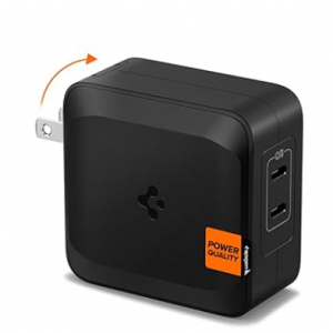 Amazon - Spigen 100W GaN II 双口USB-C折叠充电器，2.7折