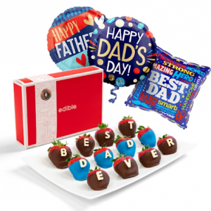 Best Dad Ever Dipped Berries & Balloon Gift Set