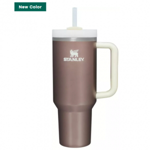 Stanley 40 oz. Quencher H2.0 FlowState Tumble in color Rose Quartz Glow 2