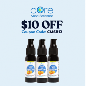 Core Med Science Liposomal B12 Folate TMG 1 Oz @ Natural Healthy Concepts