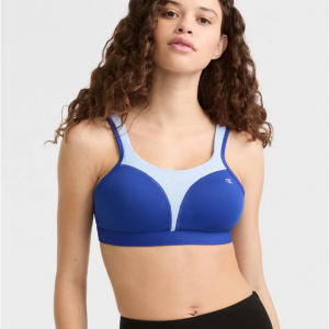 Champion Spot Comfort High-Impact Sports Bra, C Logo