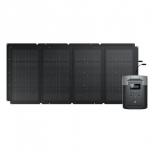 Ecoflow Delta 2 Max 便携式电站和 2 x 220W 太阳能电池板，一整套 @ Wellbots