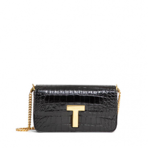 Tom Ford Embossed Croc Leather Mini Bag