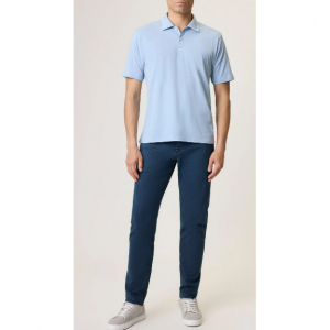 Classic Cotton-Linen Polo Shirt